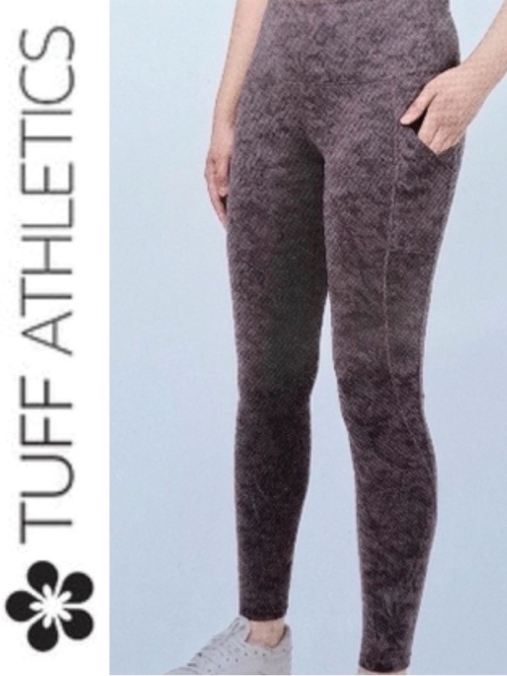 Purple TUFF Athletics Leggings | Large
